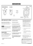 Frigidaire FTF530FS Operating Instructions (Operating Instructions)